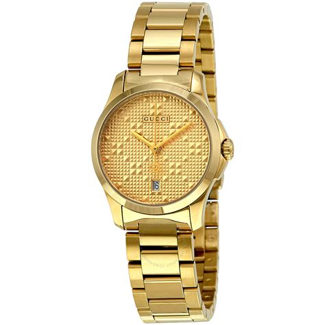 gucci watches for women gold|stainless steel gucci watch women.